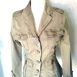 Plugg Green Utility Jacket Versatile and Stylish